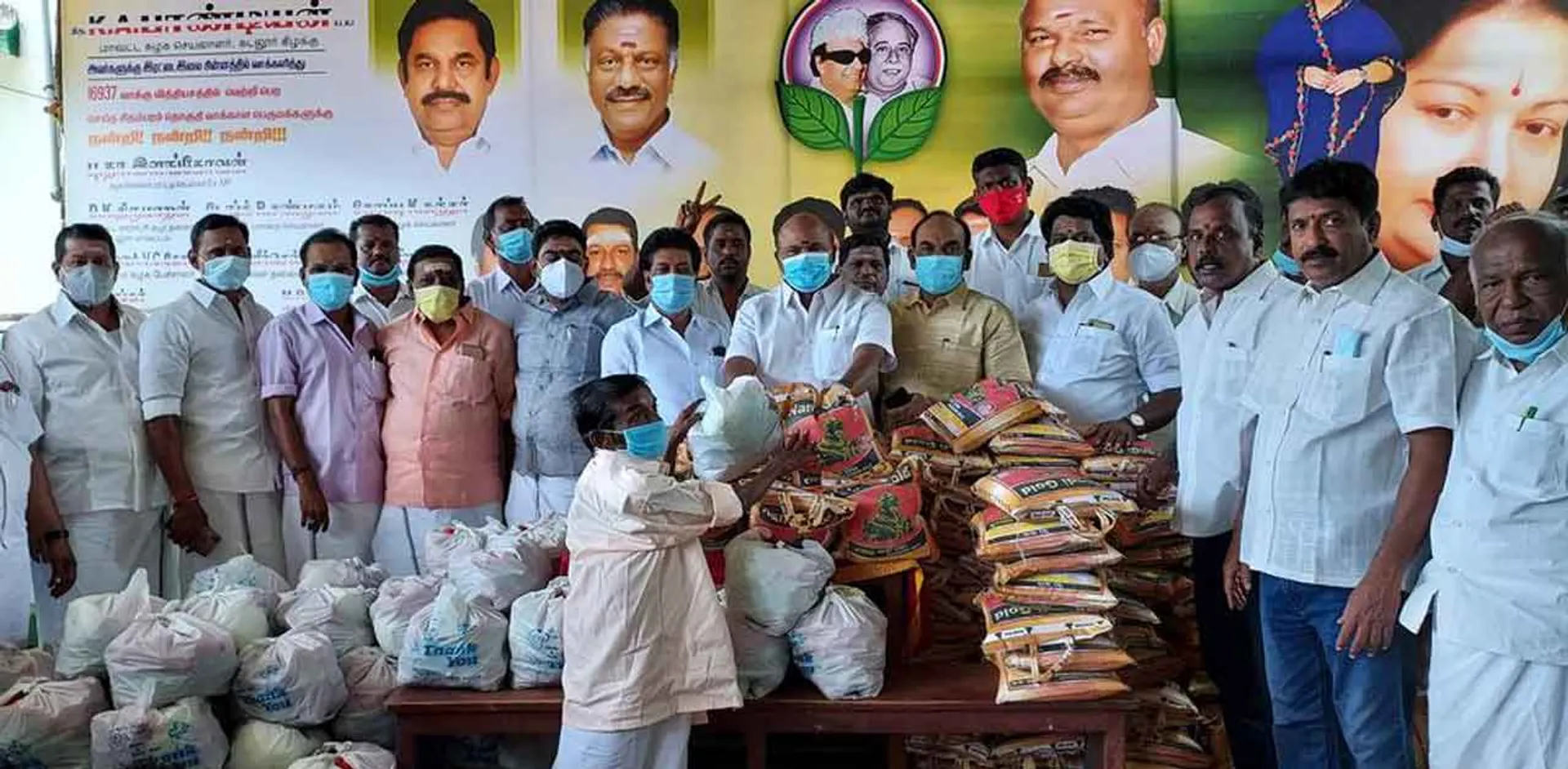 Chidambaram constituency MLA who provided relief aid to the disabled