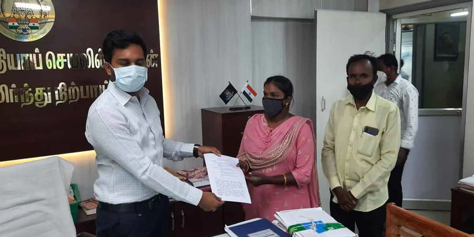 Disabled woman VO affected by work specification ... Thanks in tears to the Collector who took action!
