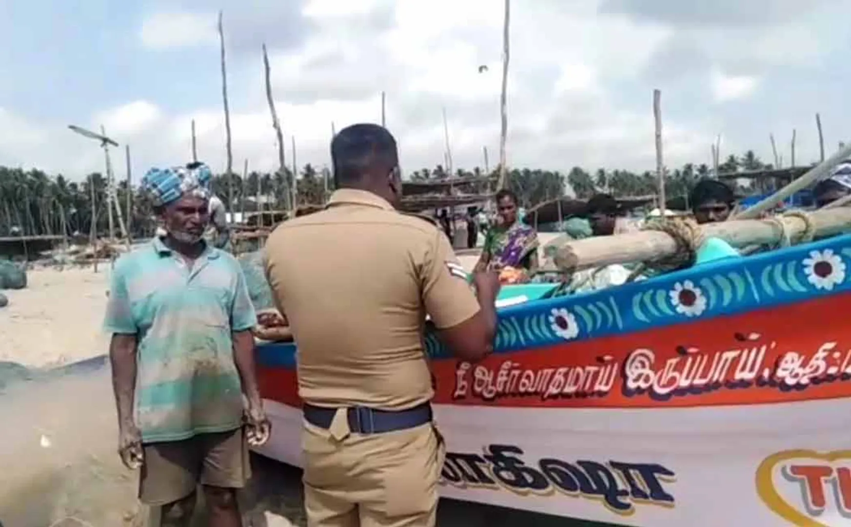 Fishermen who have decided to meet the three district collectors and file a petition
