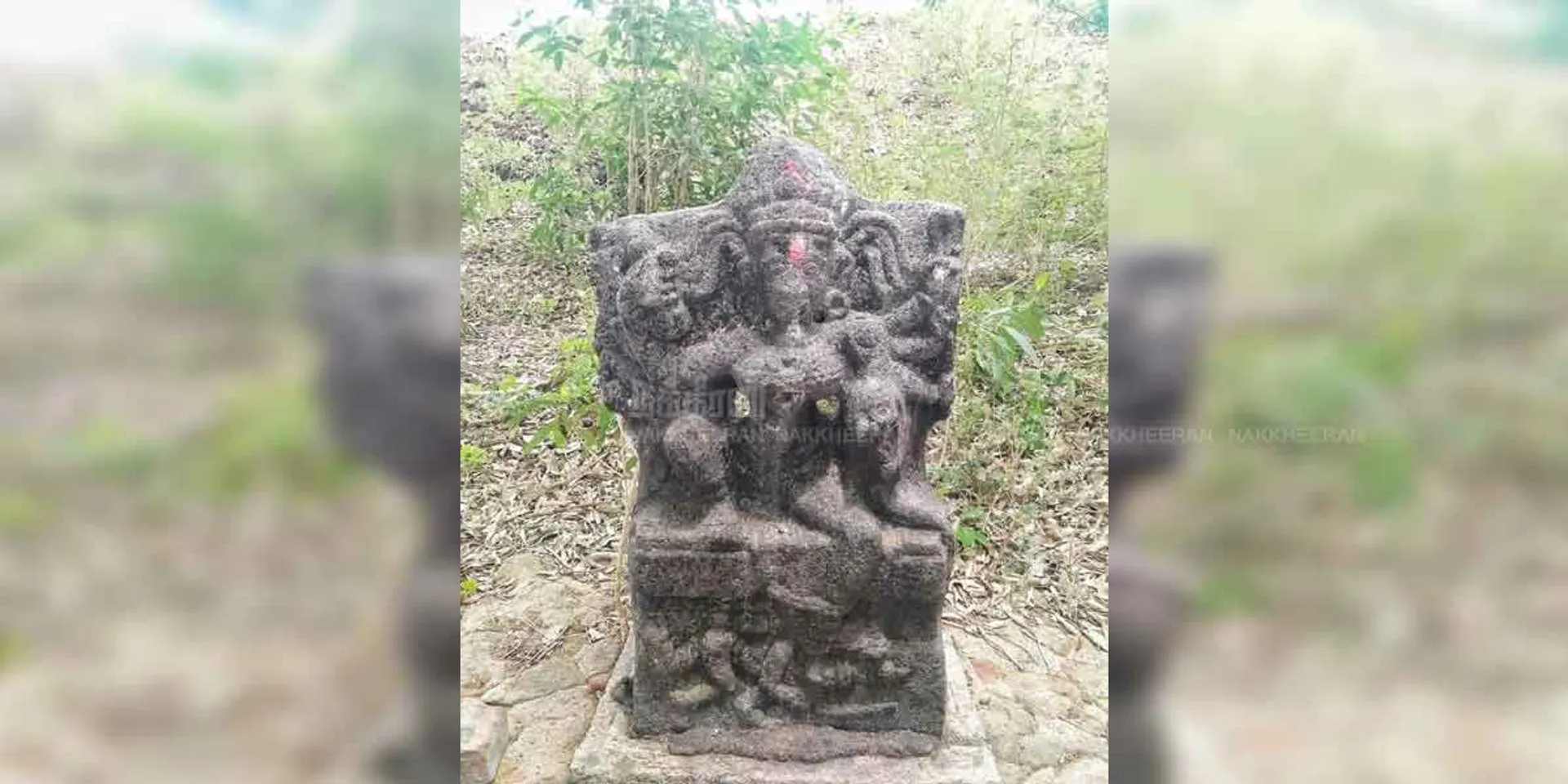 1,200 year old Nisambasutani sculpture in Kamuthi