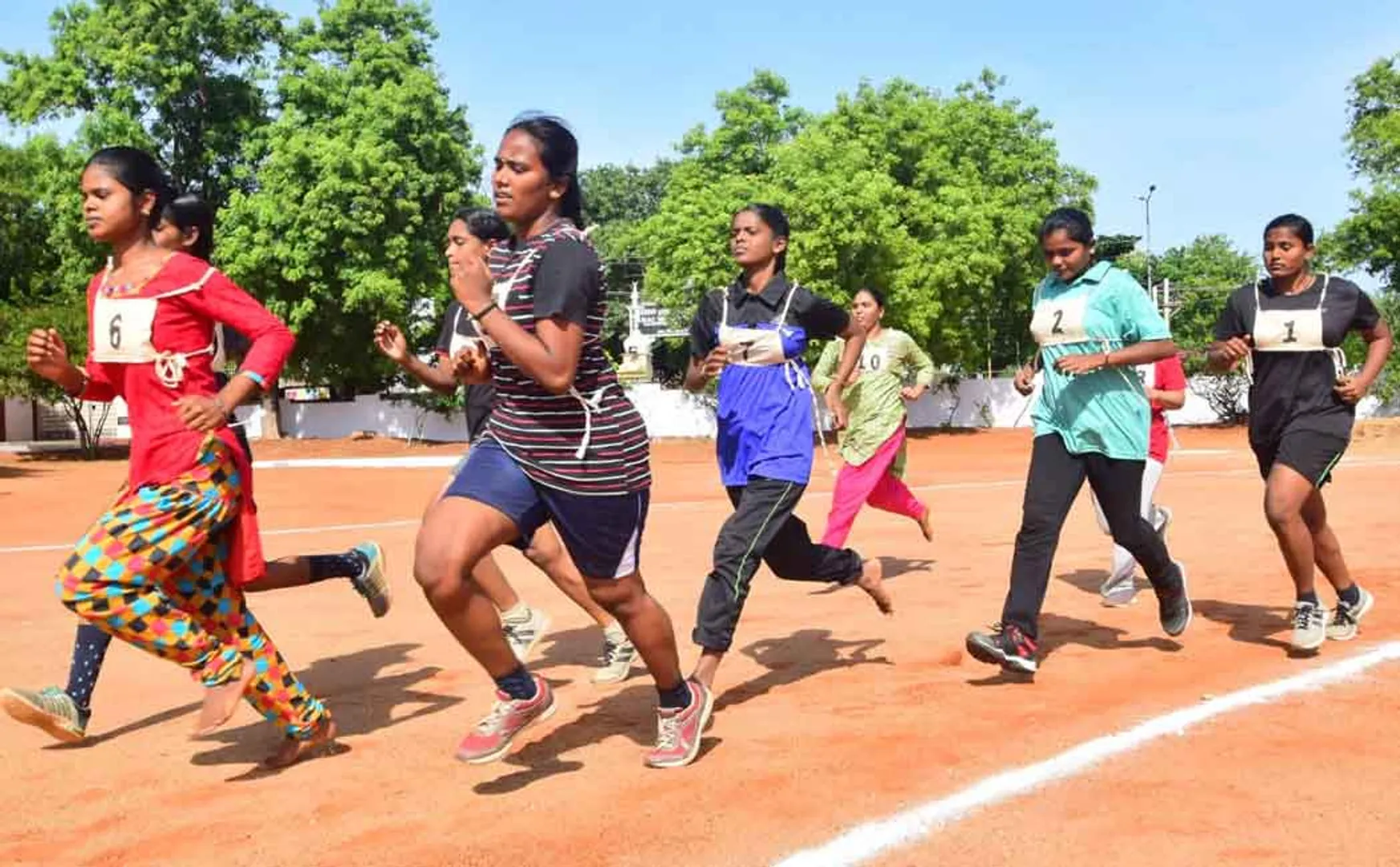 Fitness test for female PC held in Trichy