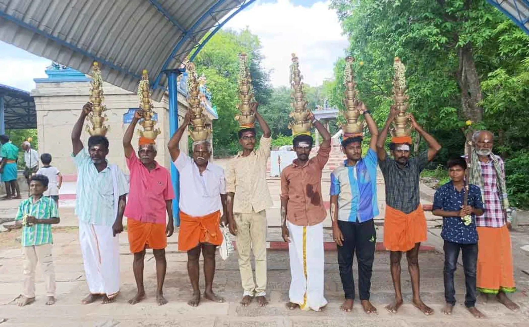 Devotees performed special worship
