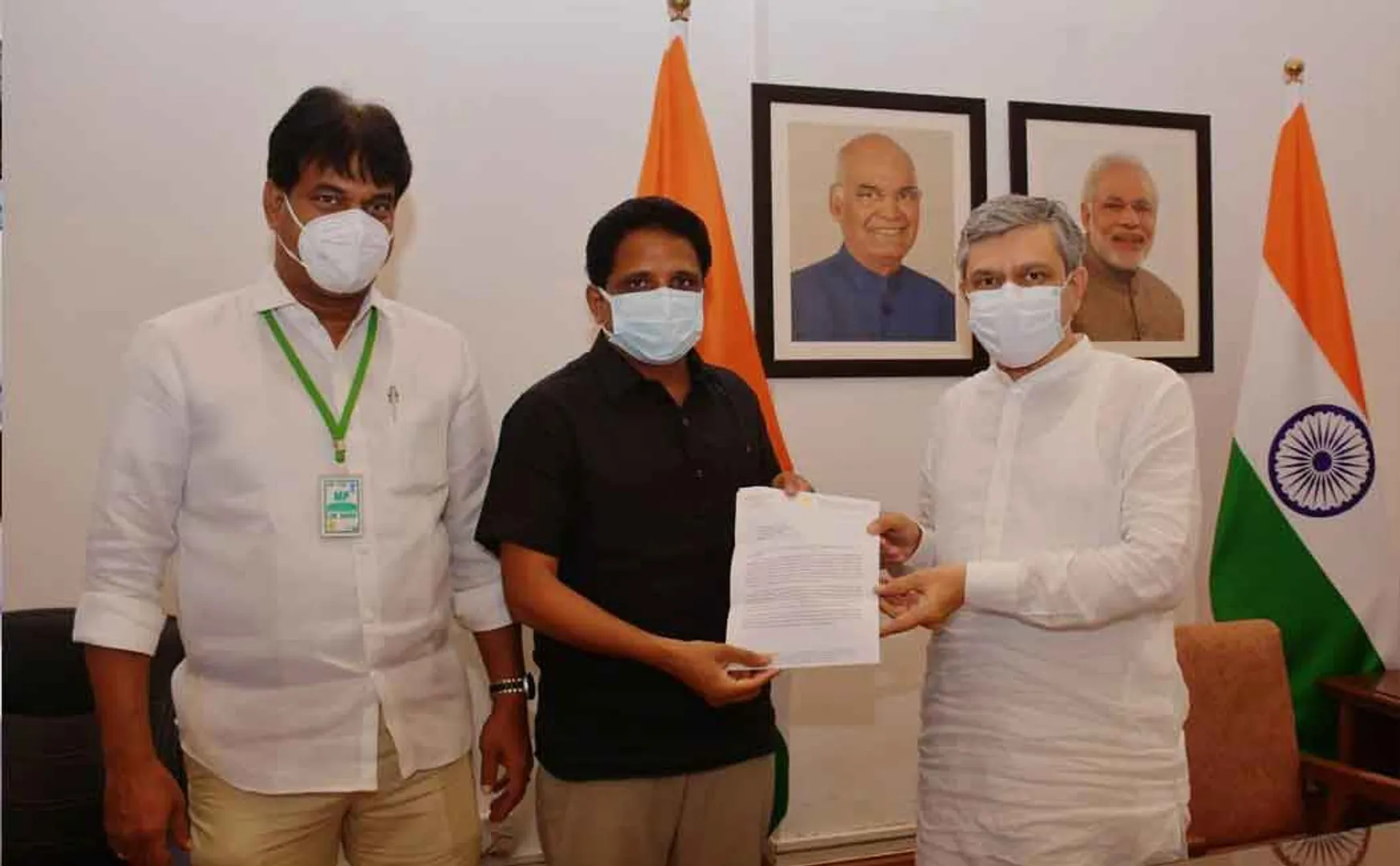 MPs who petitioned the Union Railway Minister