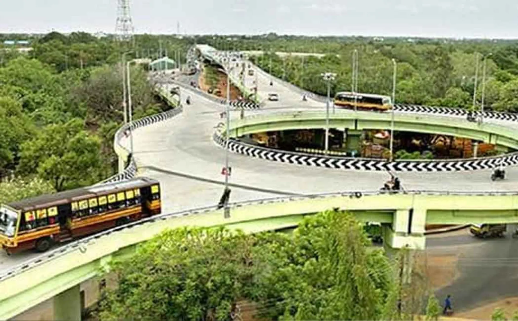 Half-finished Trichy overpass work - Union Minister's letter