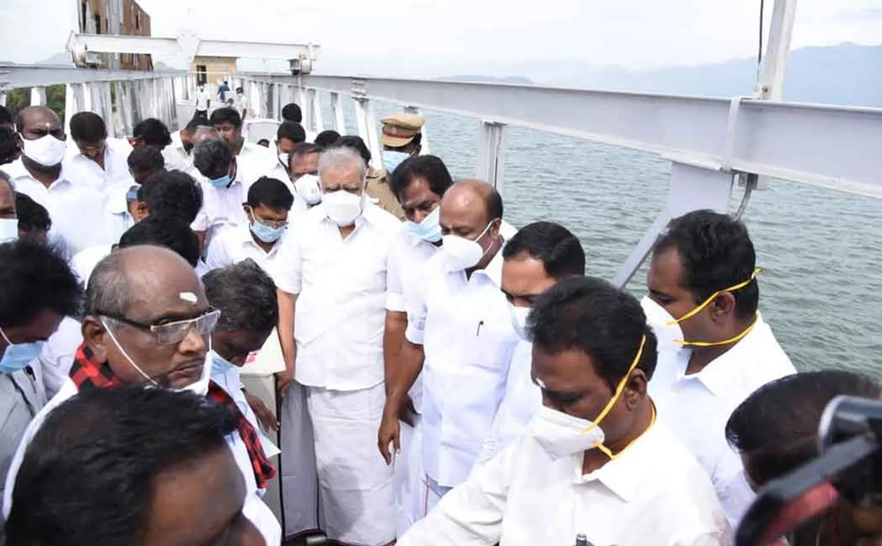The bees that chased away the officials... the ministers and officials who left the place in the middle