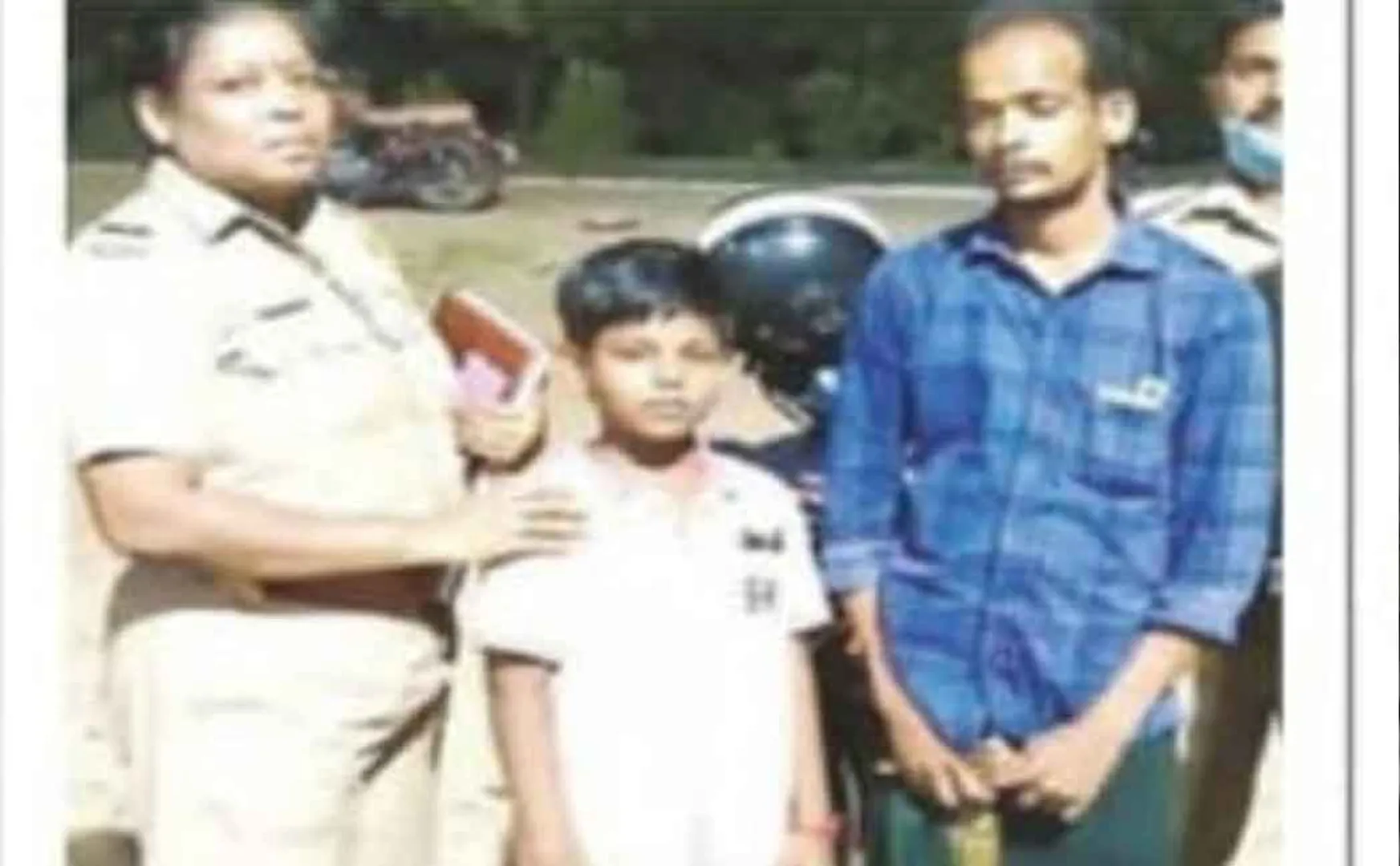 9 year old boy who started cycling in search of his mother