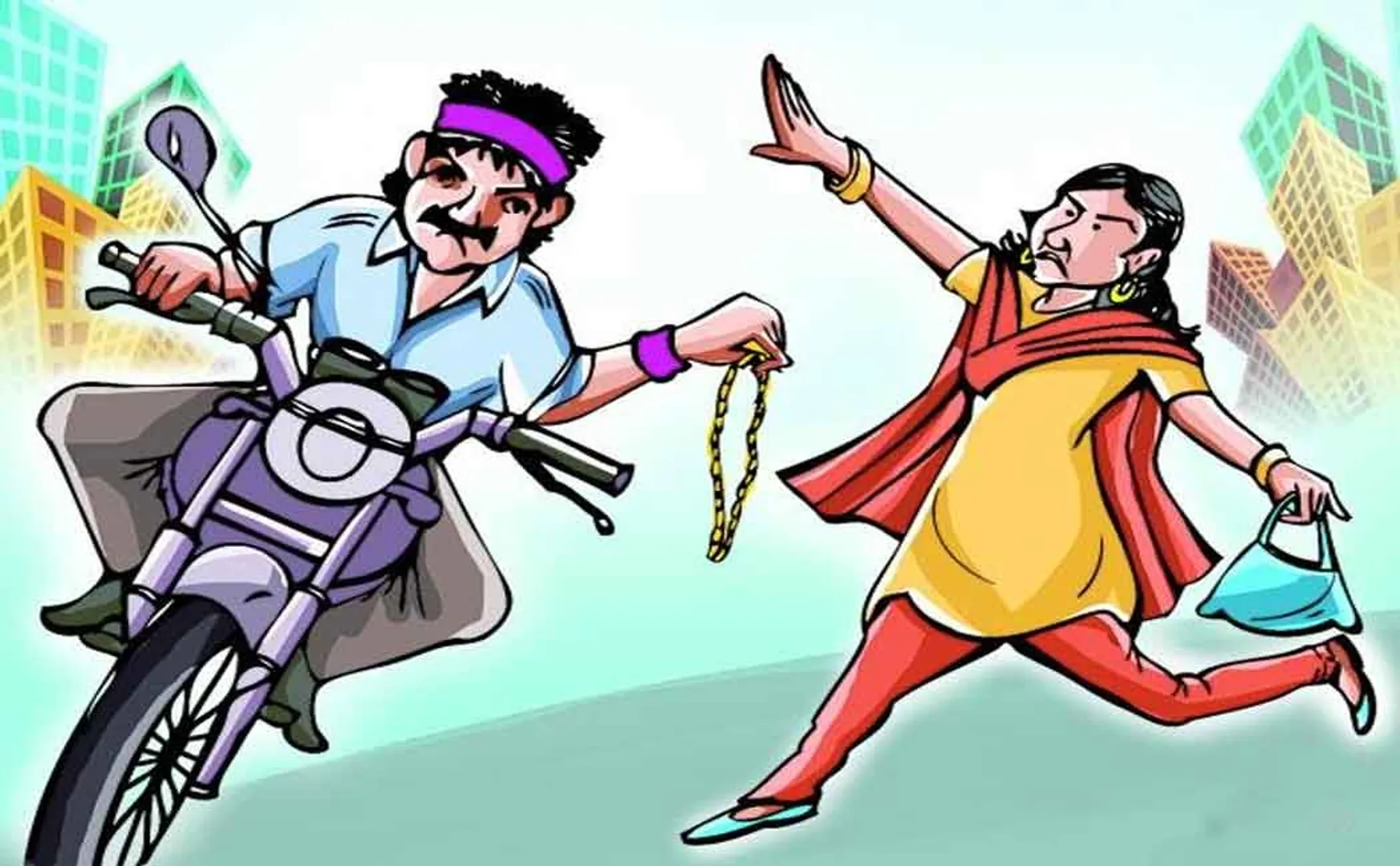 stranger who pretended to be a policeman and stole jewelery from a student