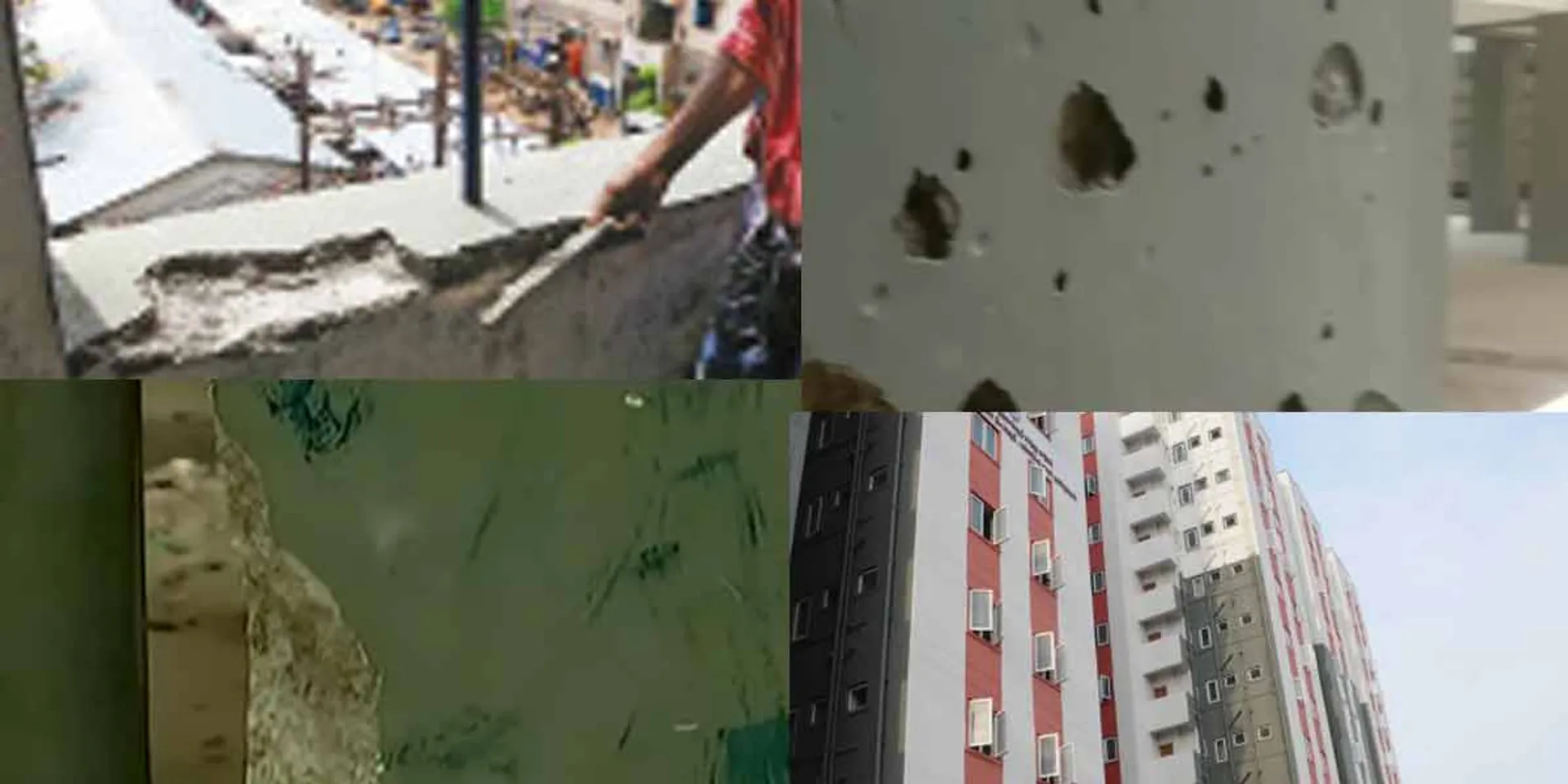'' Falling building ... who's safe for life '' - Government Cottage Replacement Board residents in fear!