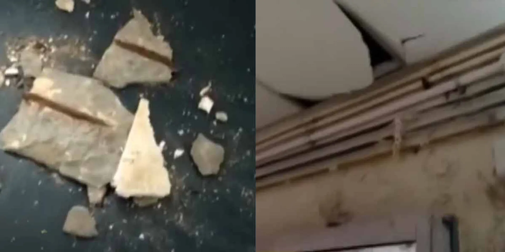 Ruined Children Ward Roof ... Luckily Escaped Kids!