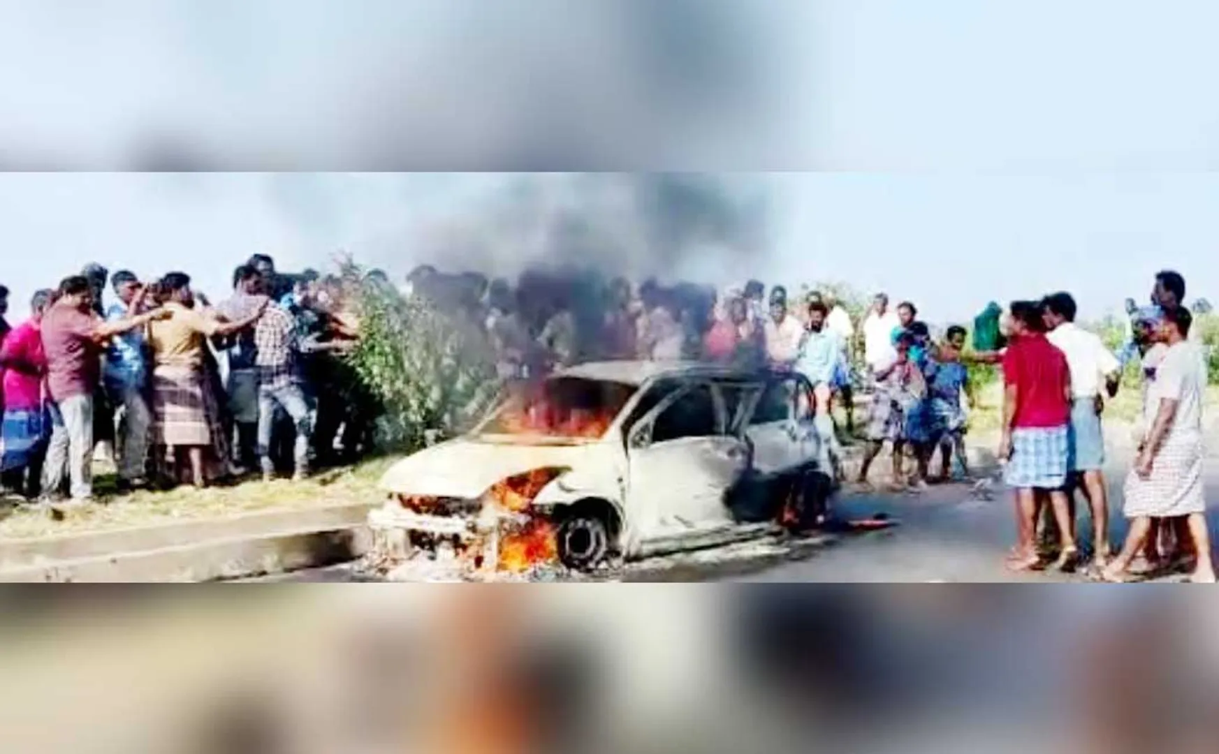 TRICHY HIGHWAYS CAR INCIDENT POLICE INVESTIGATION 