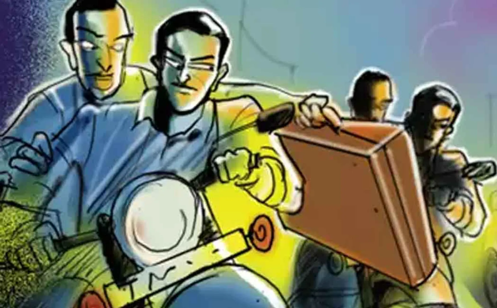 Railway employee stabbed  