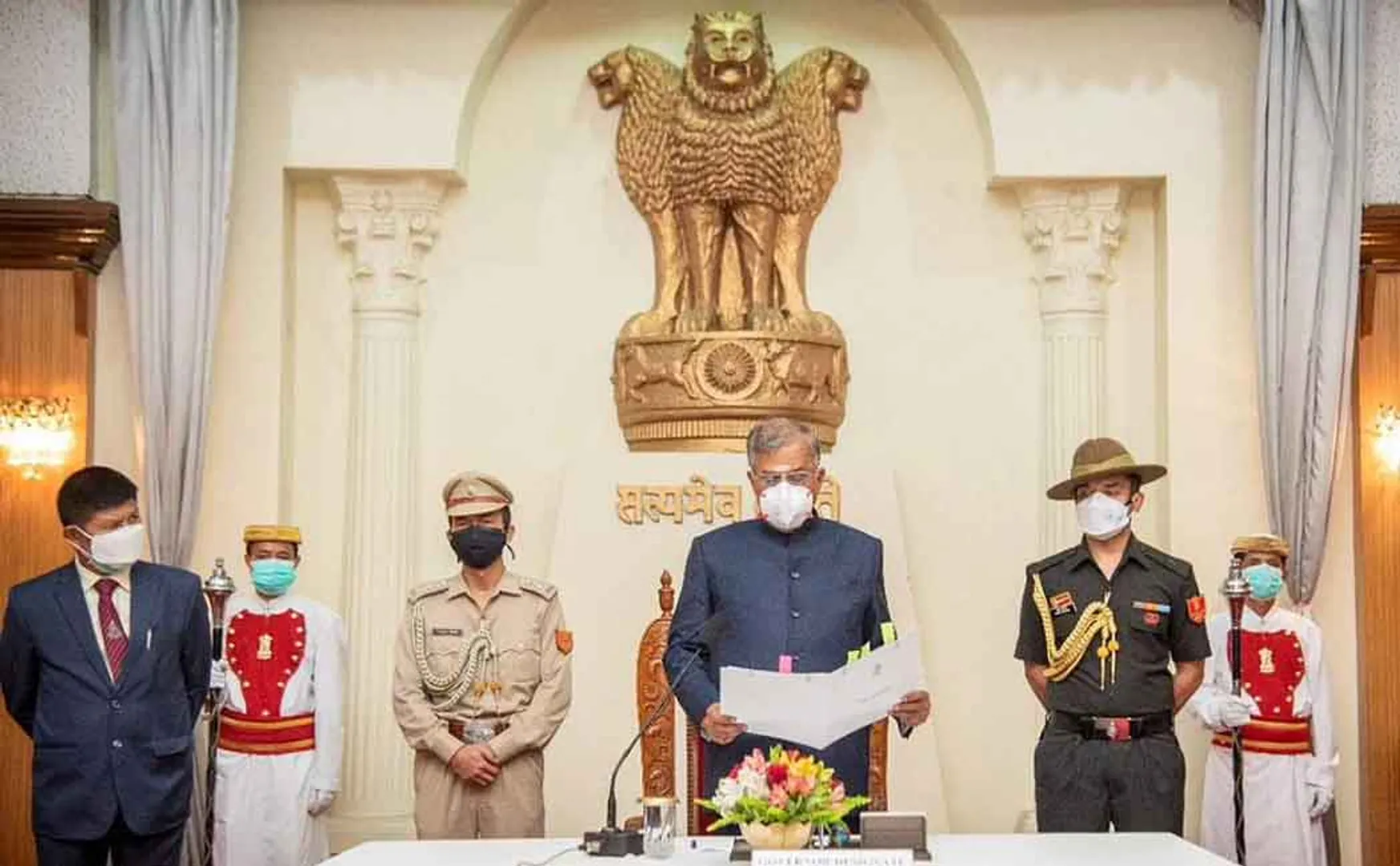 Ila Ganesan takes over as Manipur Governor
