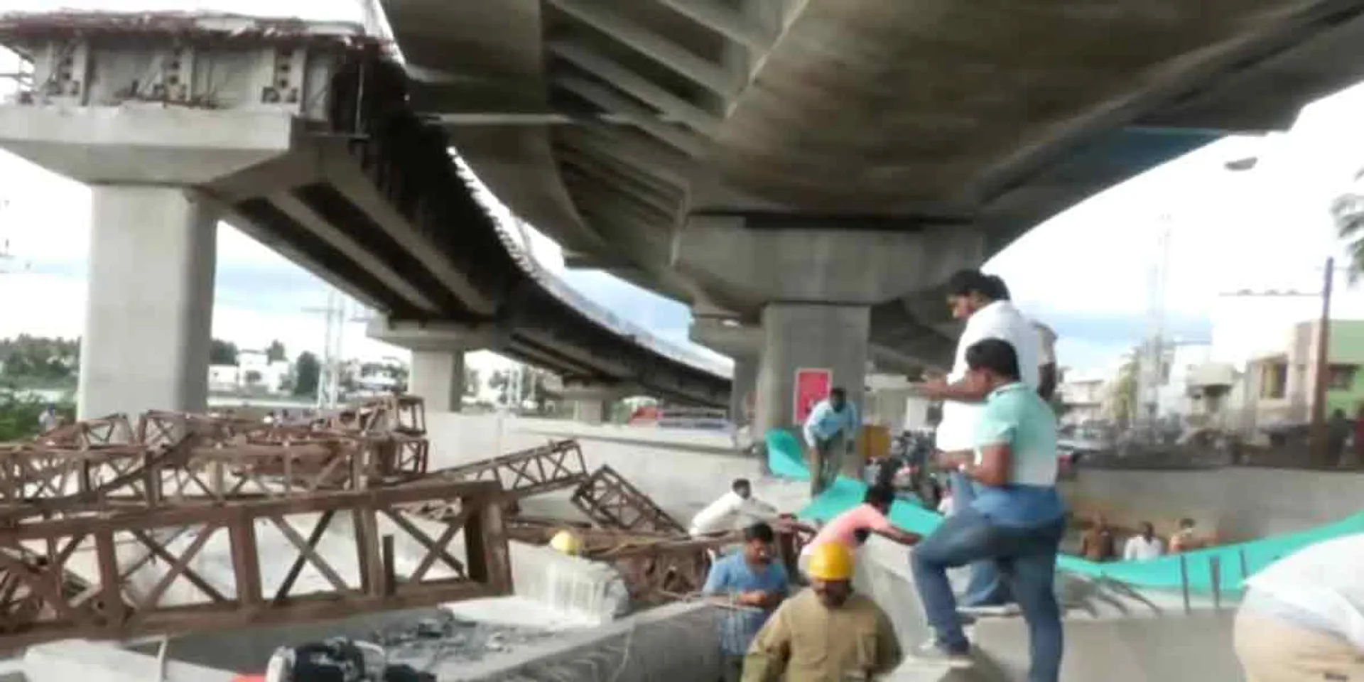 Madurai flyover collapses