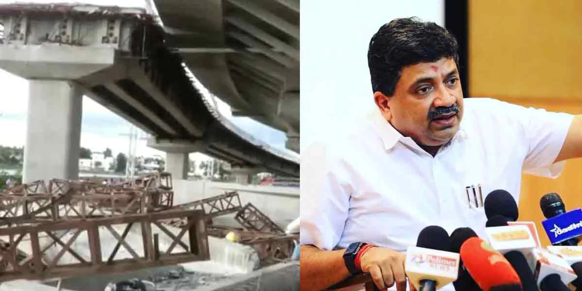 '' This is the reason why the flyover collapsed '' - Interview with Minister Palanivel Thiagarajan!