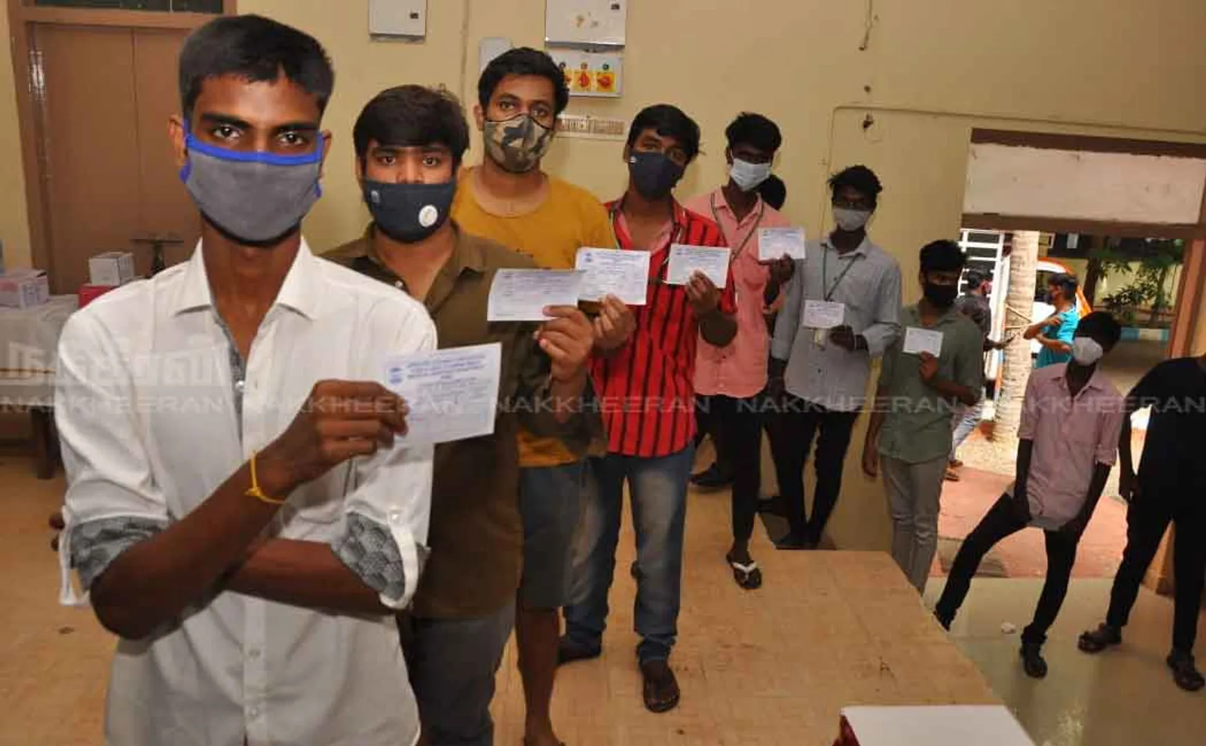 Vaccination camp for students in Nandanam