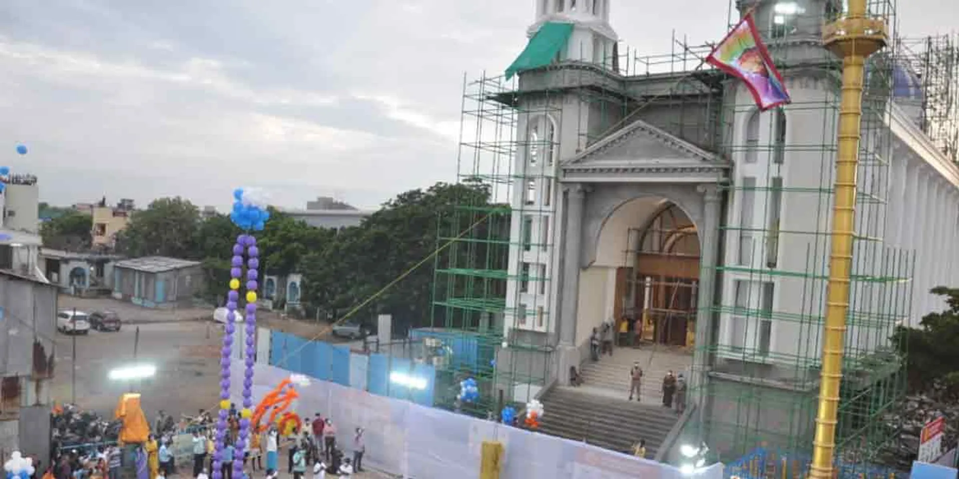  Velankanni Mata Kovil Festival begins with flag hoisting