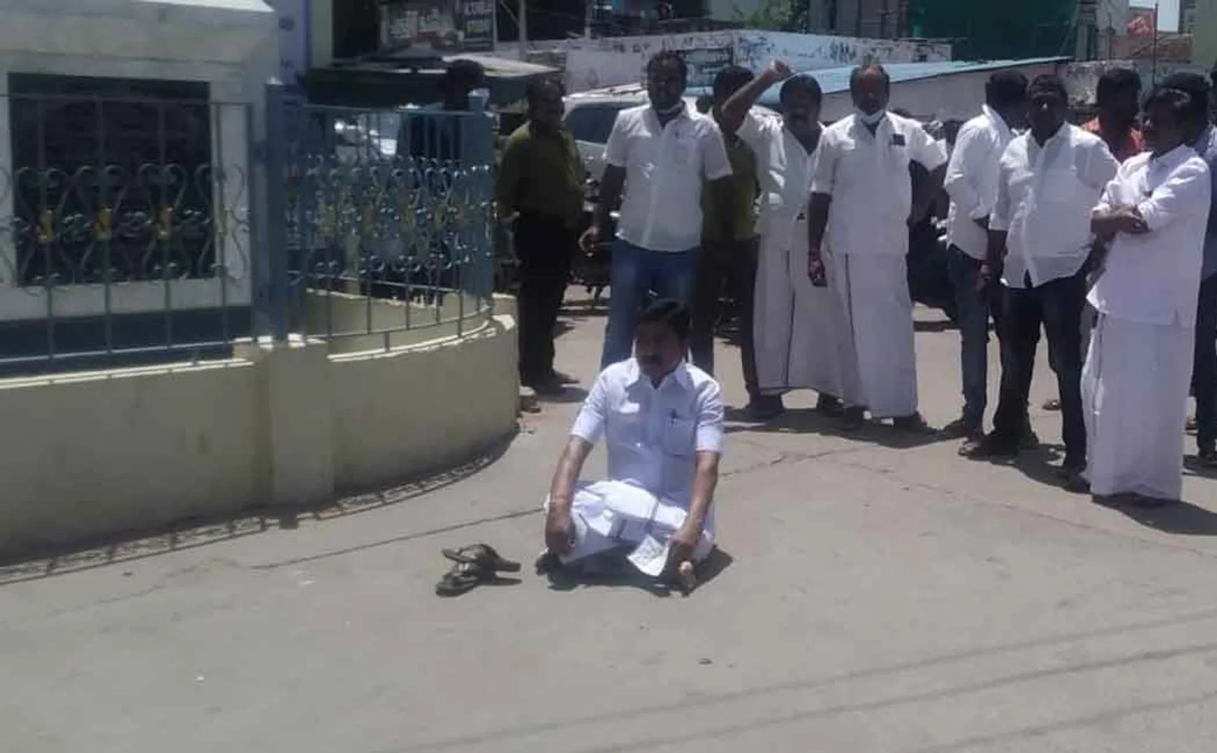 Jayalalitha University issue CV Shanmugam arrested 
