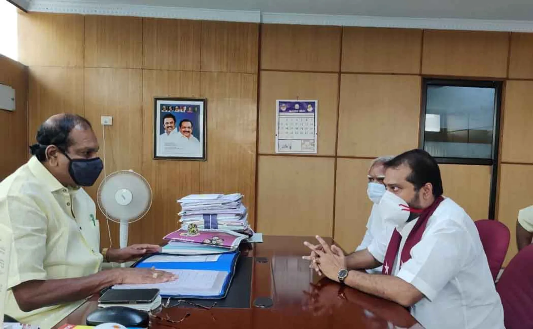 Tamimun Ansari meets Peter Alphonse 