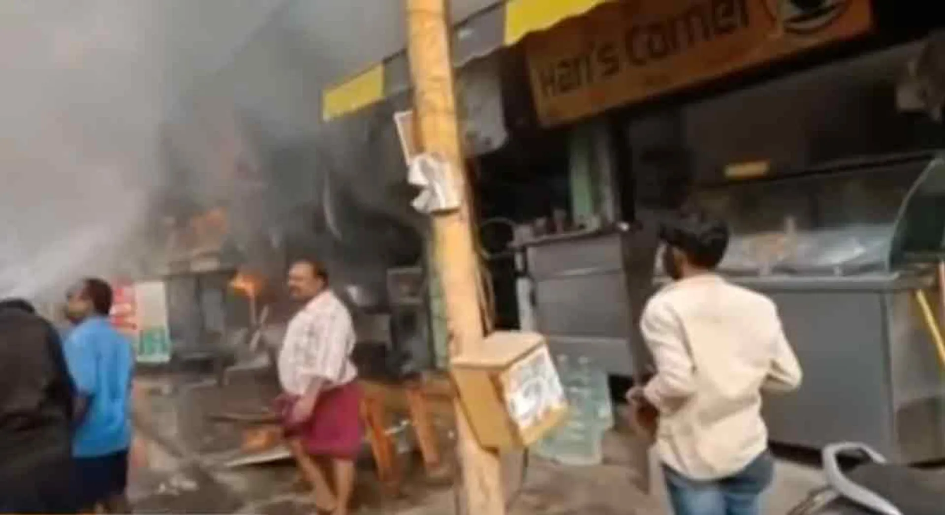 Fire at 2 restaurants in mogappair