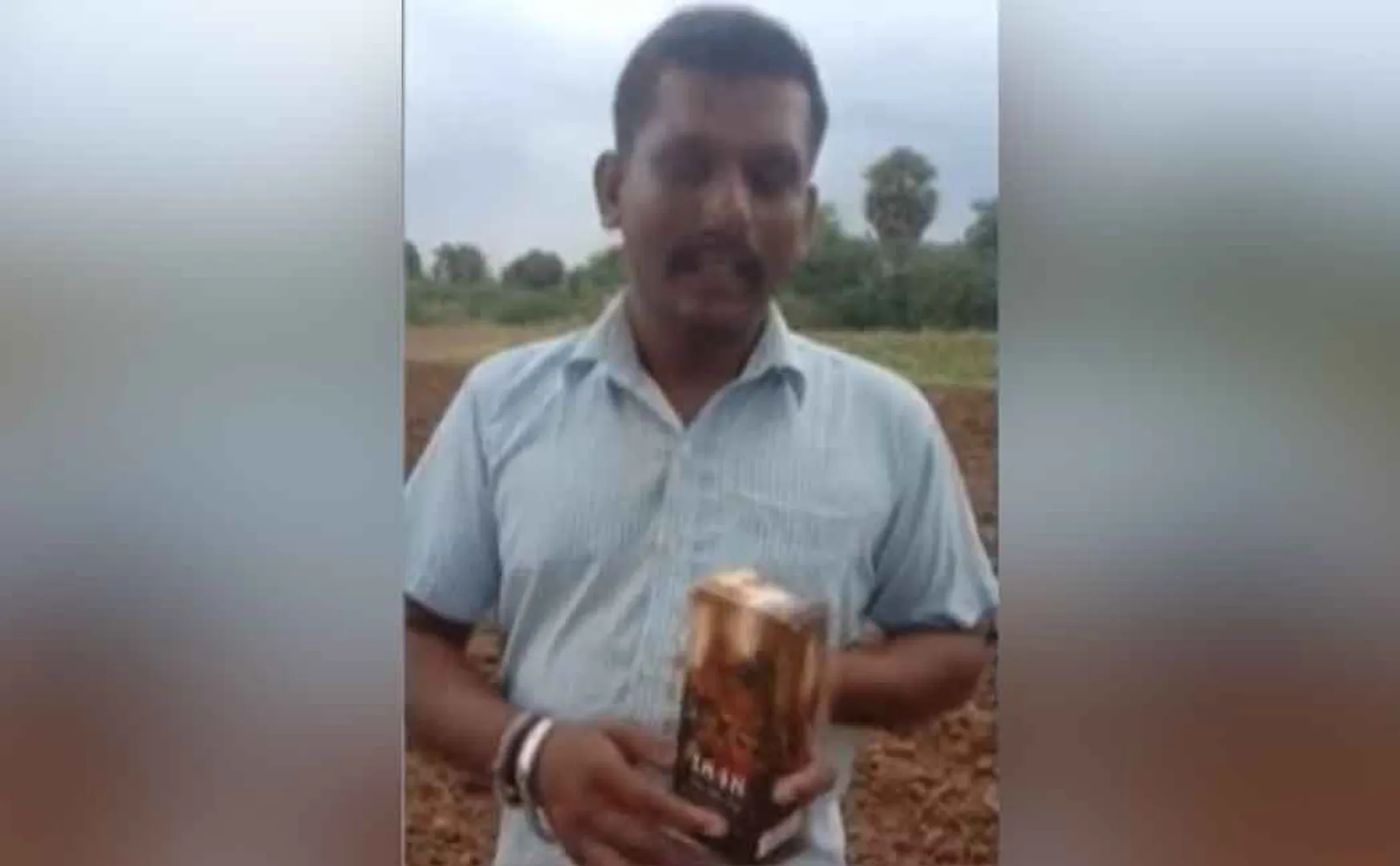 Lizard floating in liquor - Video release demanding government action