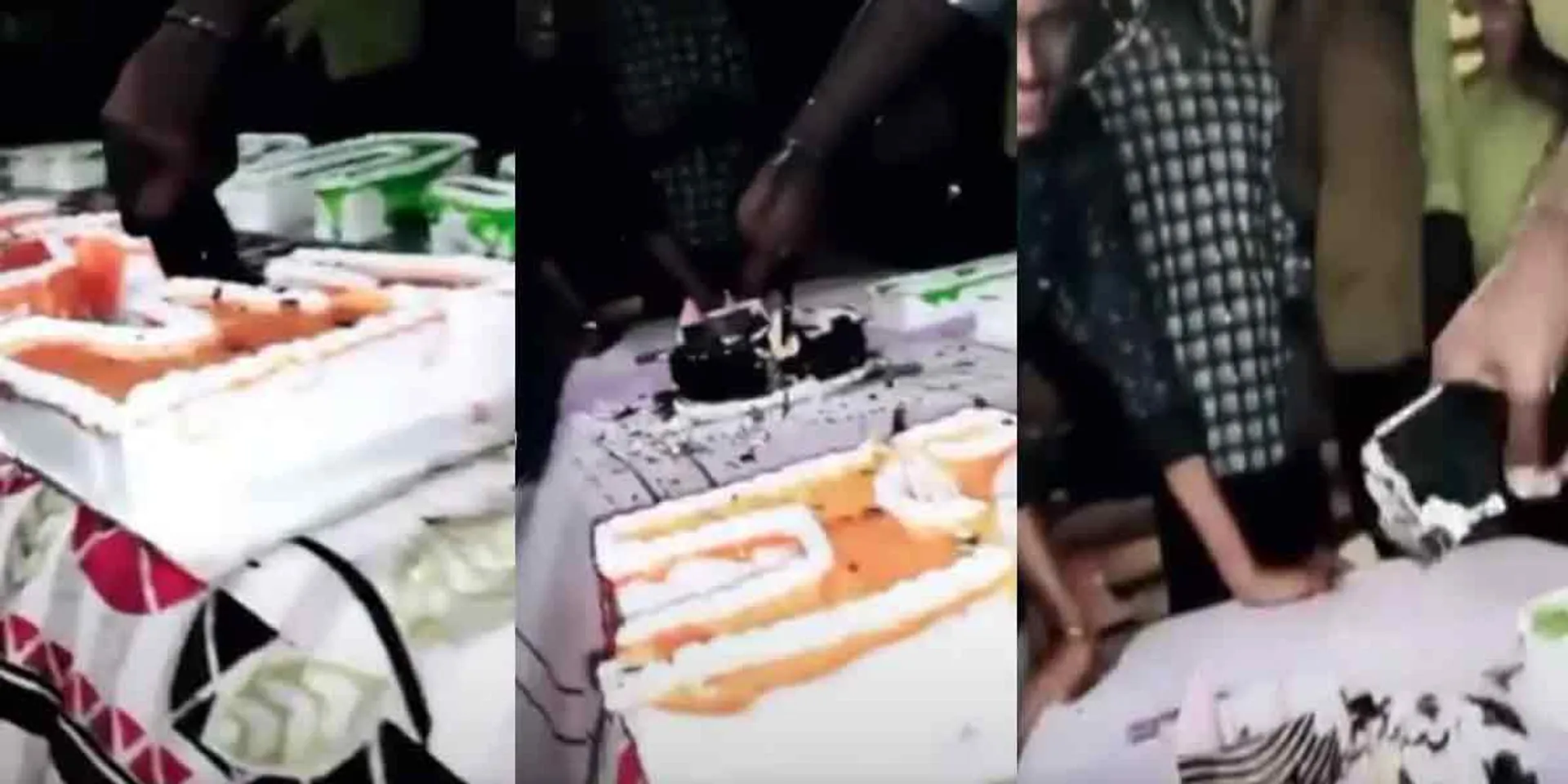 Son of MLA cuts birthday cake on expensive iPhone!