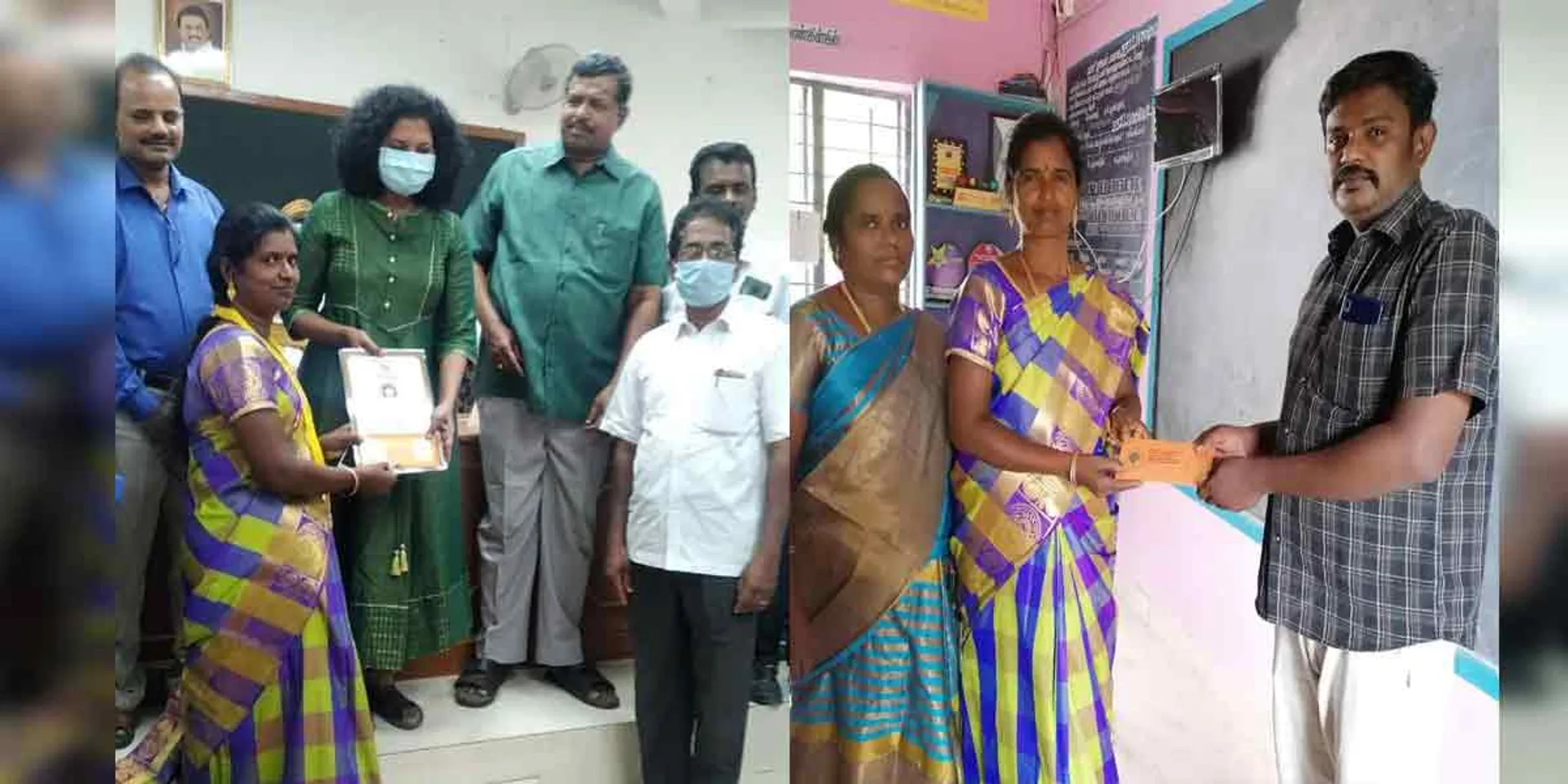  '' Medal for me .... money for school .. '' - Award winning teacher who gave the prize money to the school!