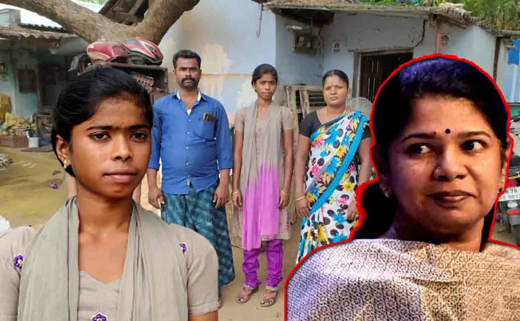 Kanimozhi help for tribal female student