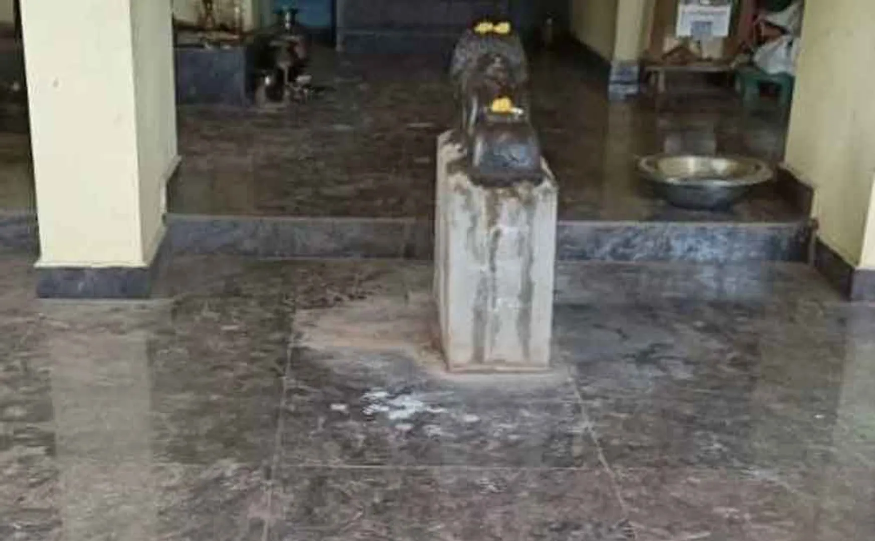 New type of gun found in the temple ... Police in serious investigation