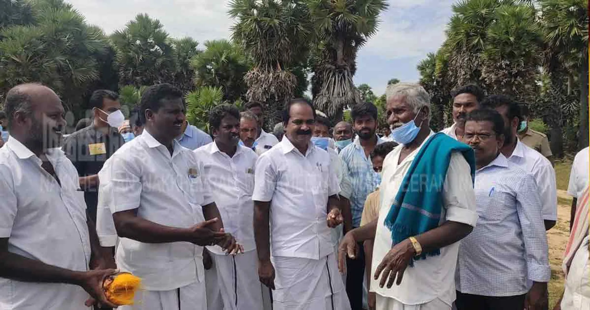 Thousands of palm trees with Bharati forum ... 