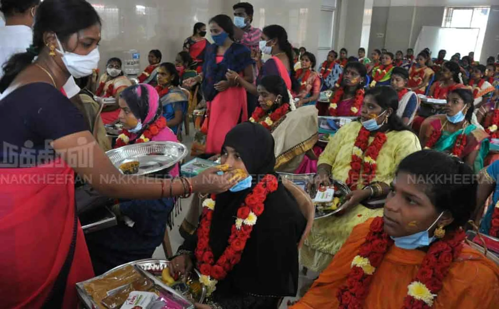 Baby shower ceremony for 100 women
