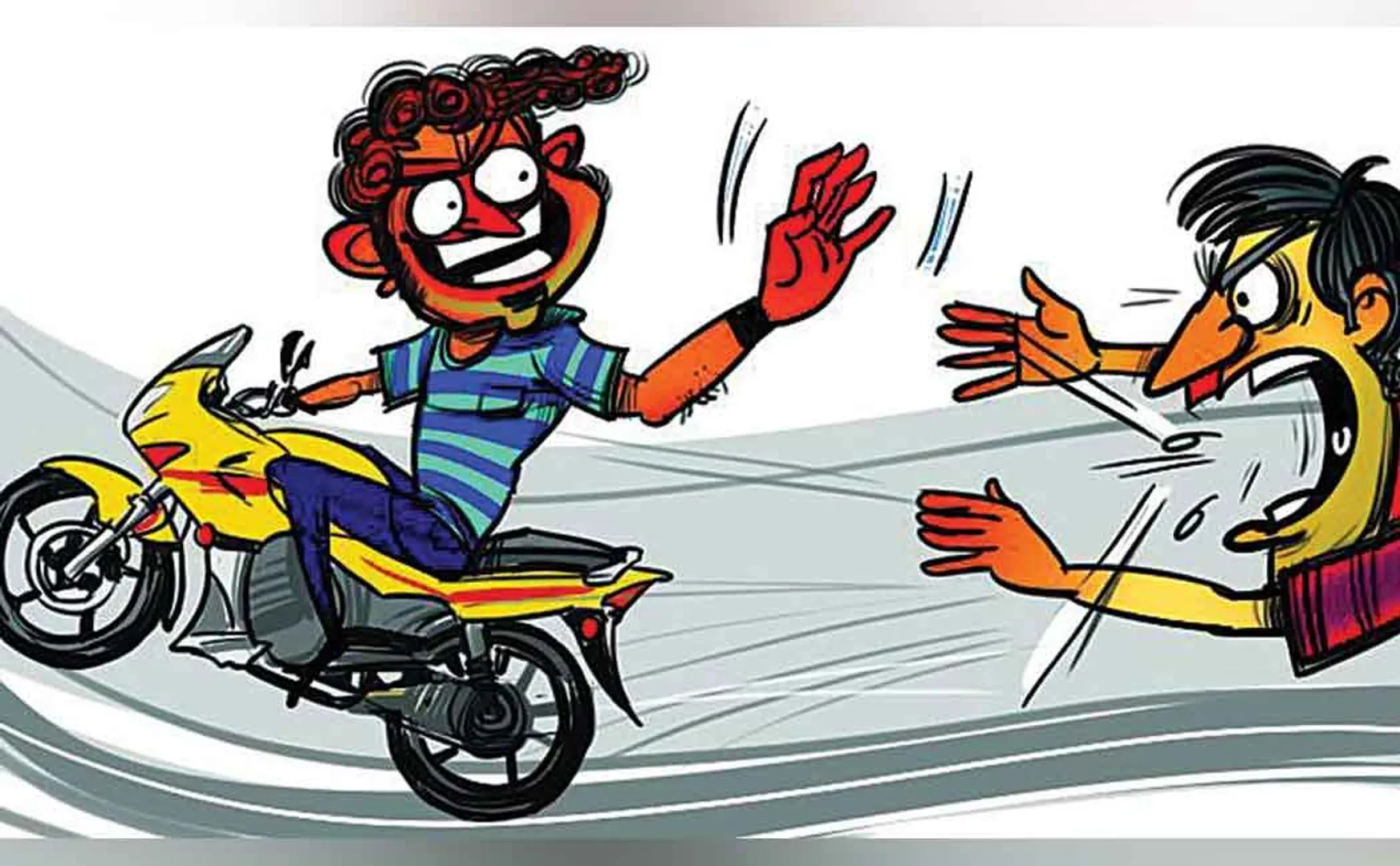 30 lakh robbery on a two-wheeler!