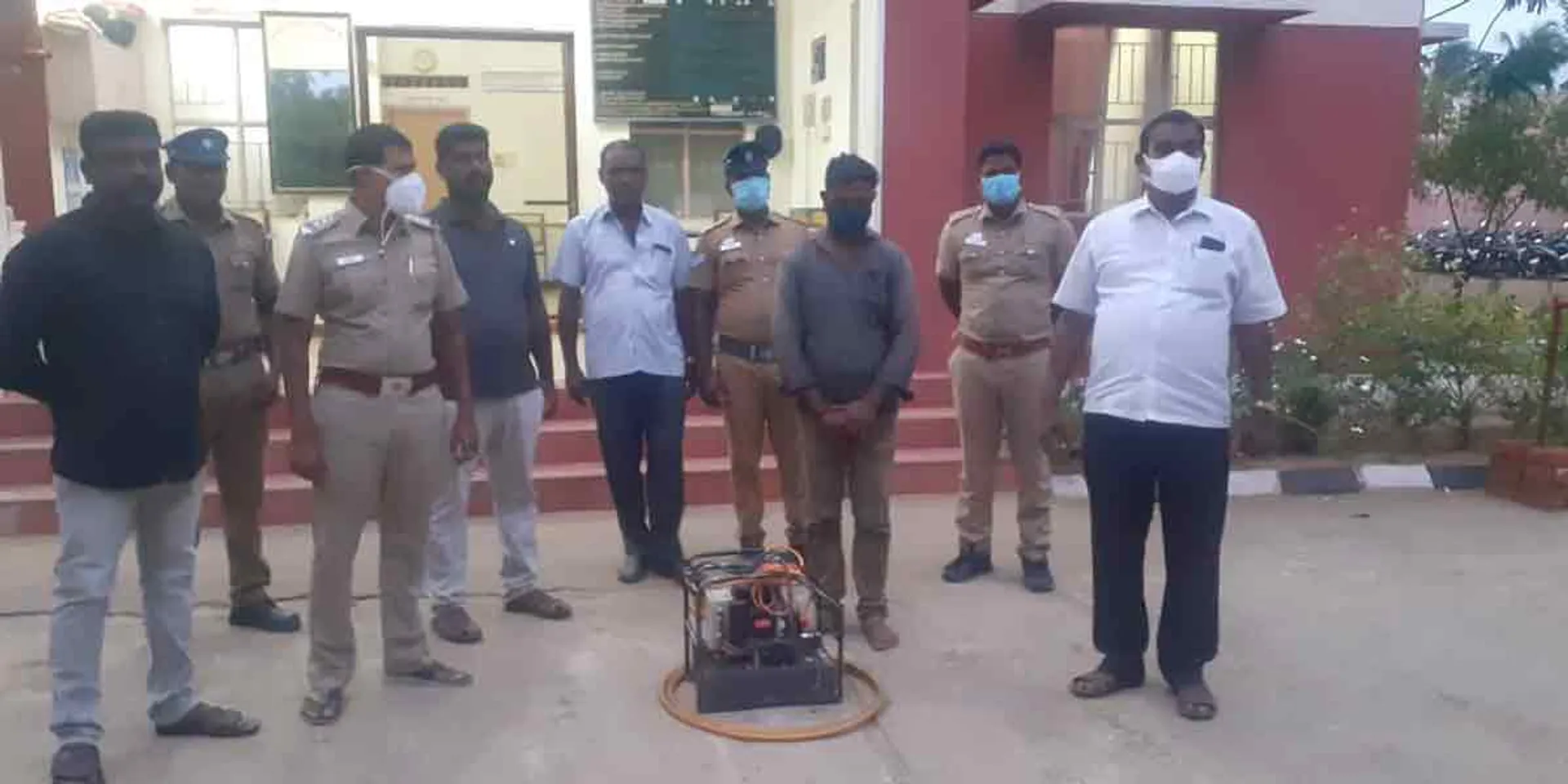Theft of repair machine.. incident in Tiruppur