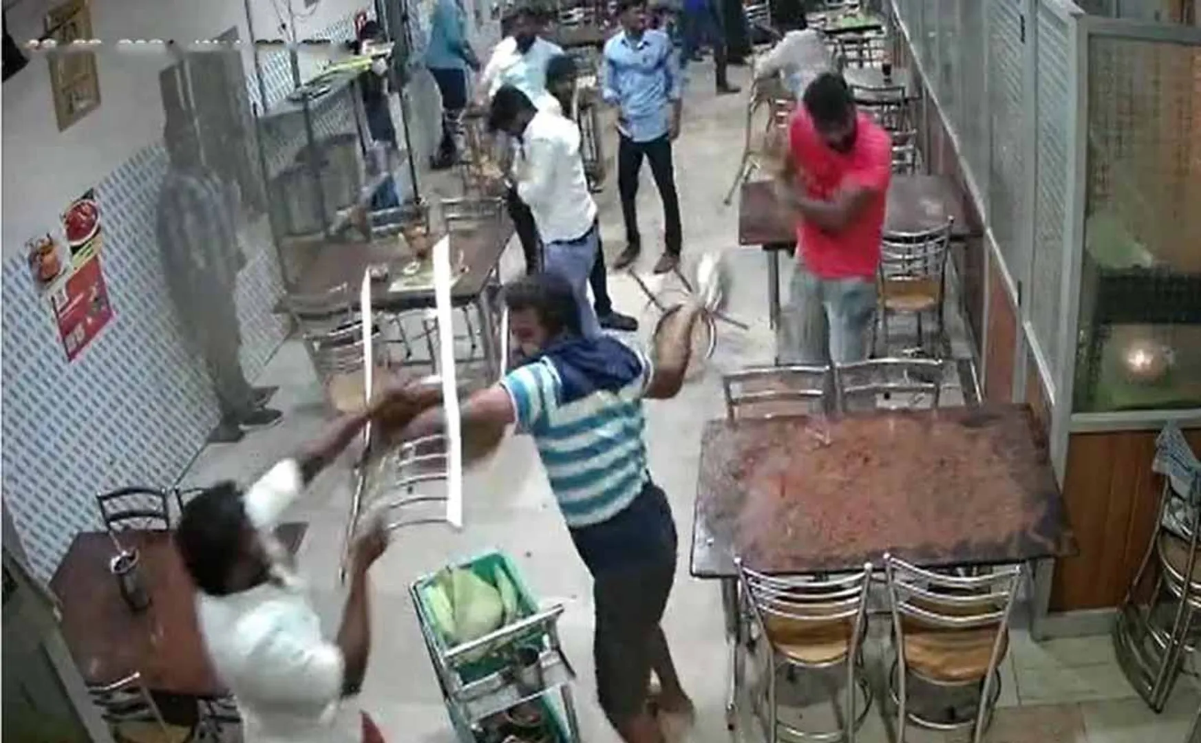 The laughter that made the restaurant a battlefield!