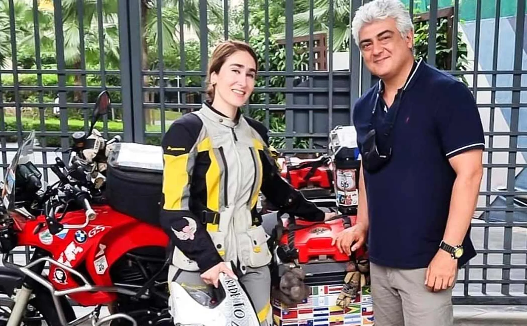 maral yazarloo with ajith