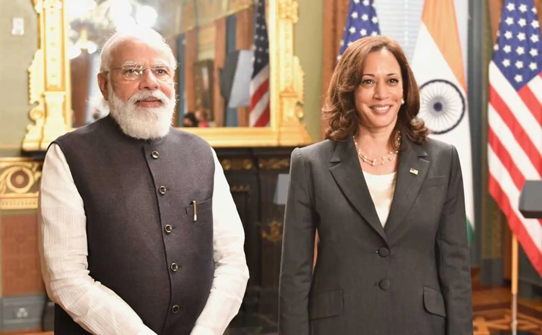 Modi's US tour! Ignored Kamala Harris!