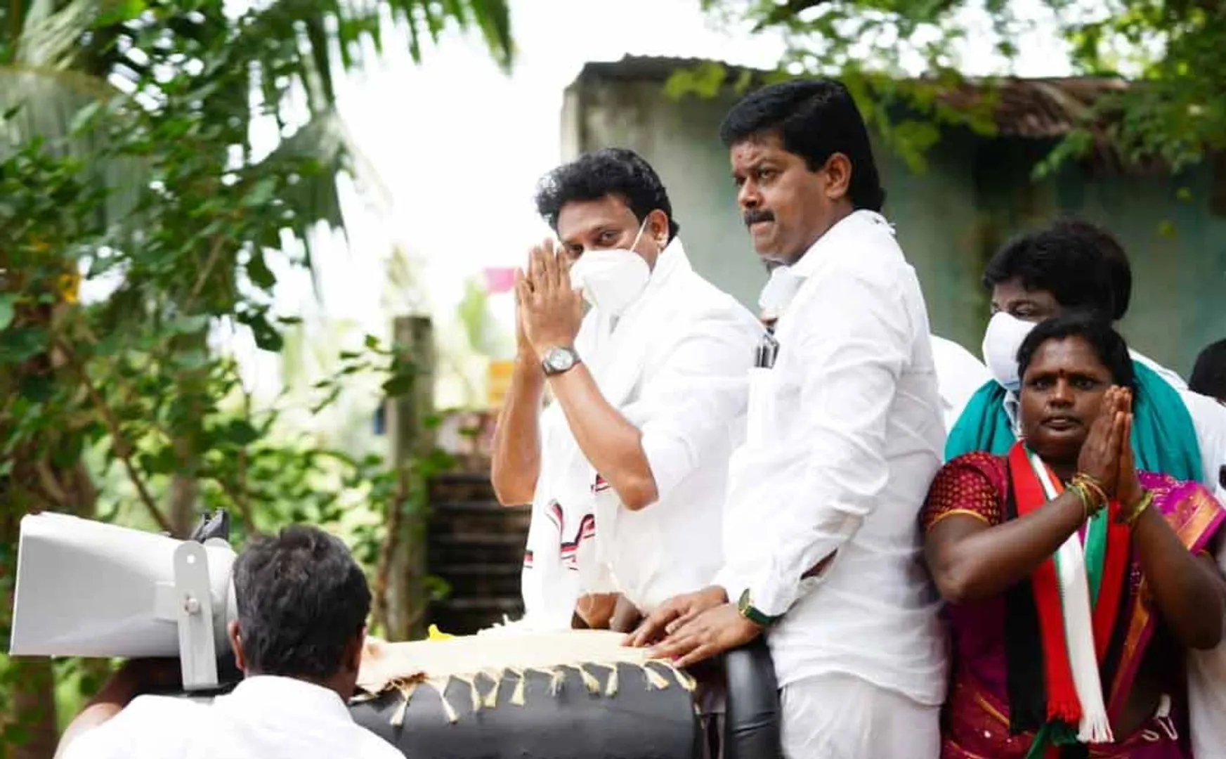 Minister Anil Mahesh involved in the campaign