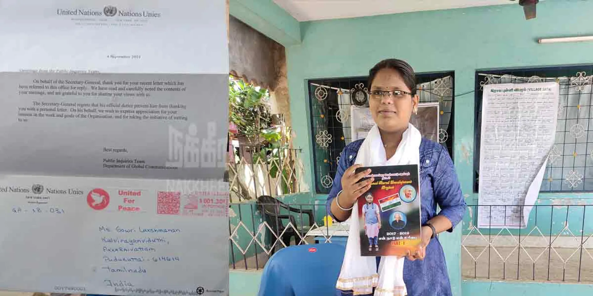 Government school student who gave advice to the government ...  United Nations- wrote a letter of appreciation!