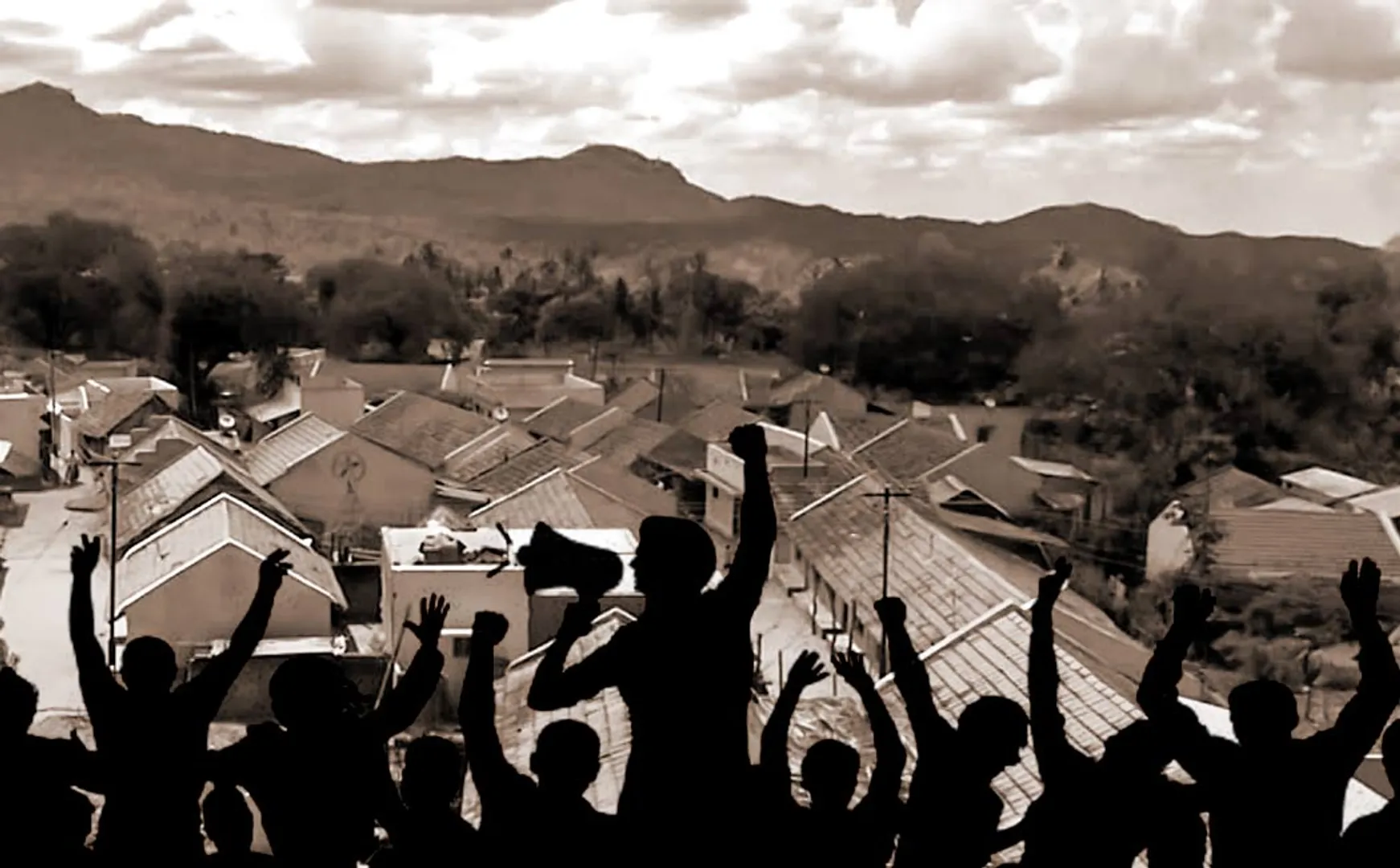 The first protest of the hill people