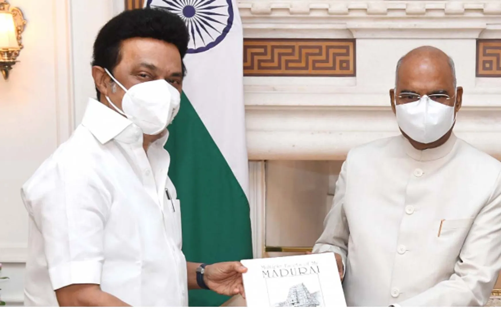 Tamil Nadu Chief Minister wishes the President a happy birthday!
