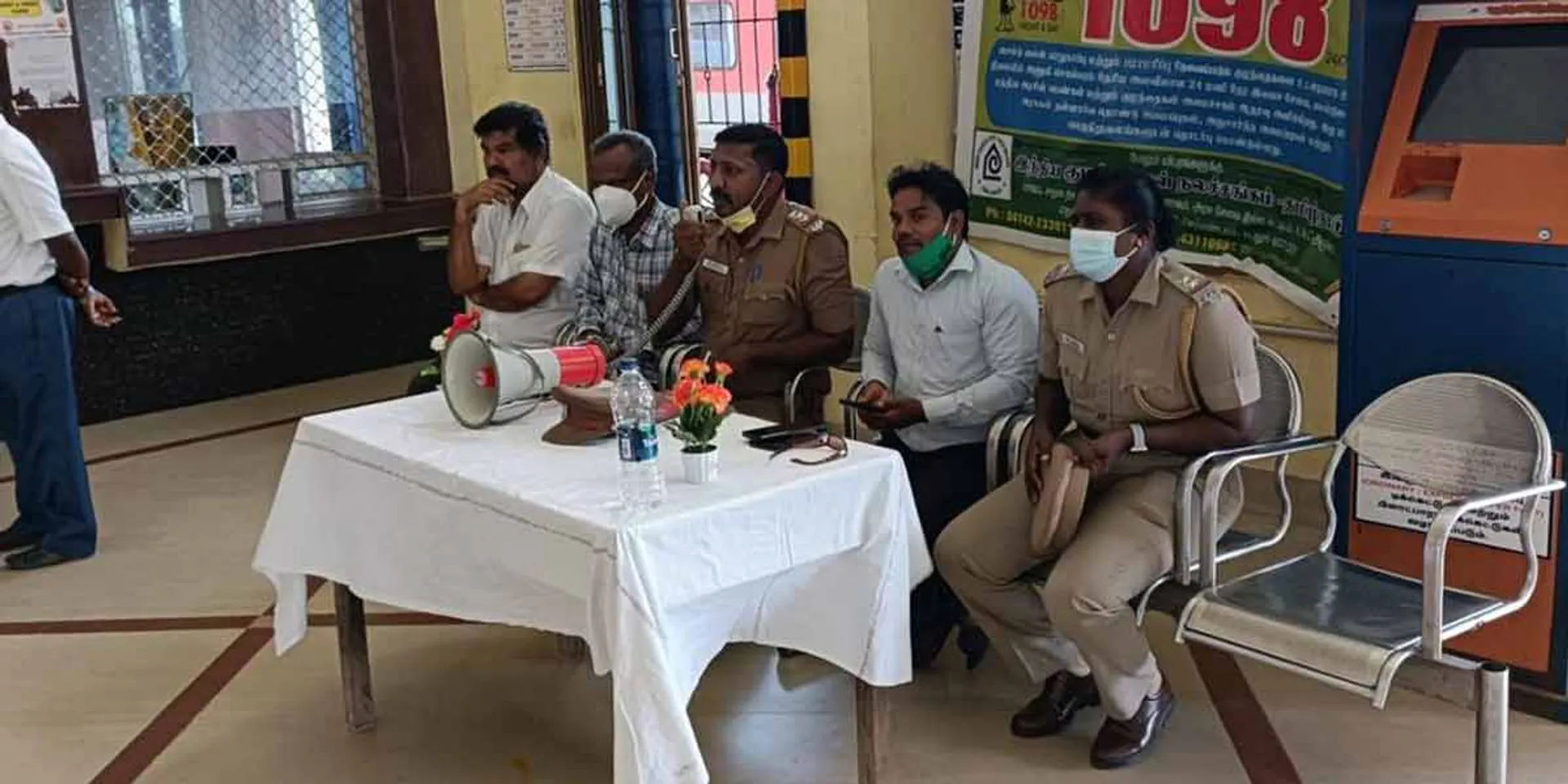 Awareness program at Chidambaram railway station!