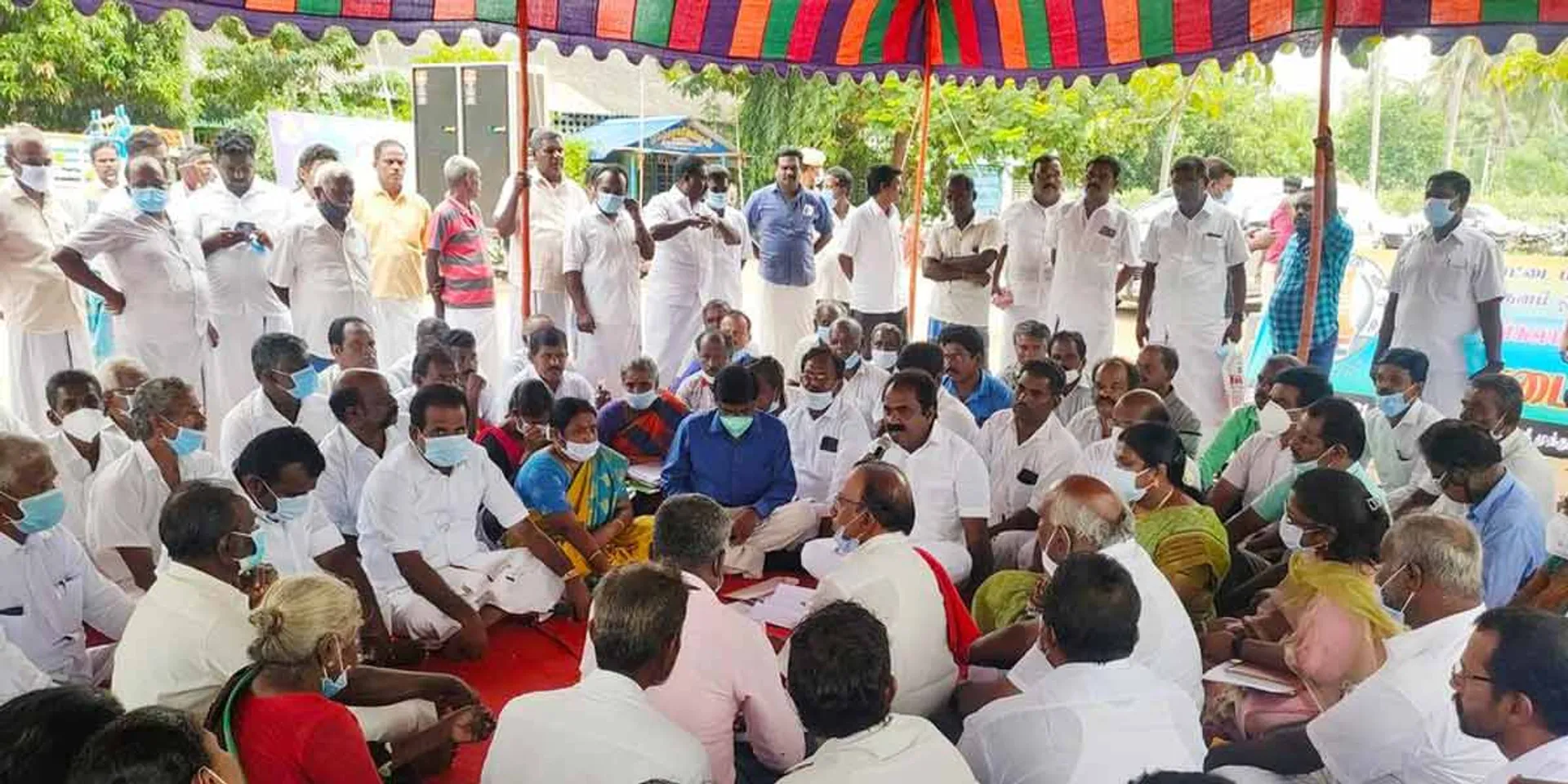 'Officials should answer the public question ...' '- Minister Meyyanathan in the Grama saba