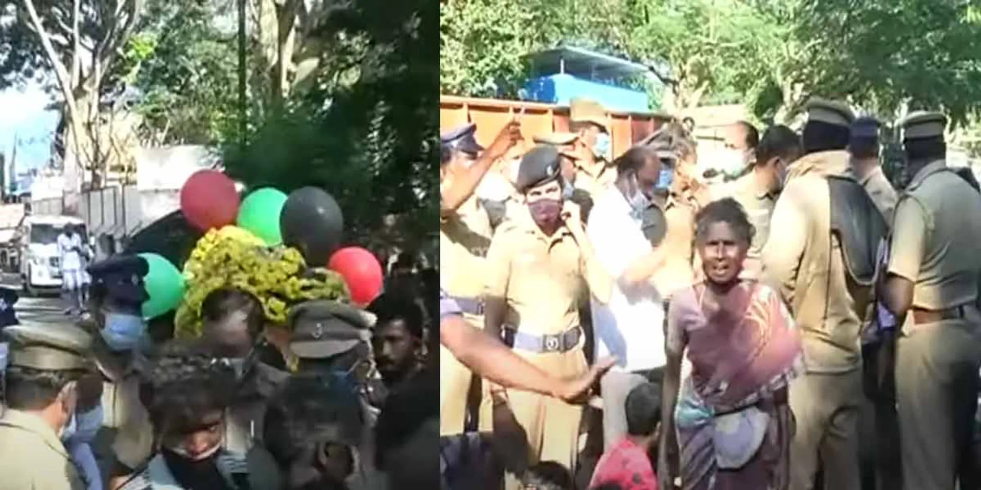 people struggle in koodalur in tiger issue 