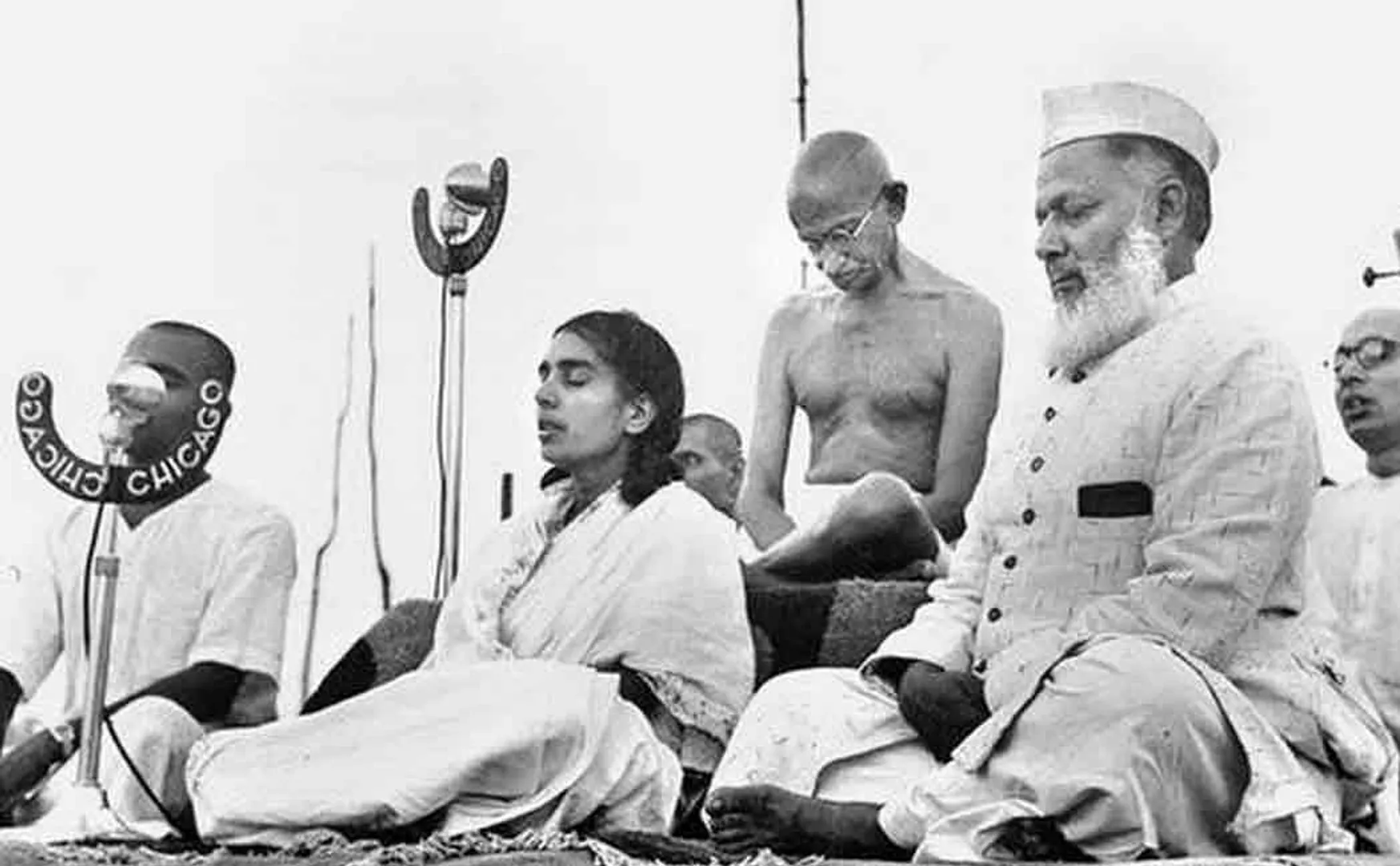 gandhi 152: he is an  example of secularism and humanity