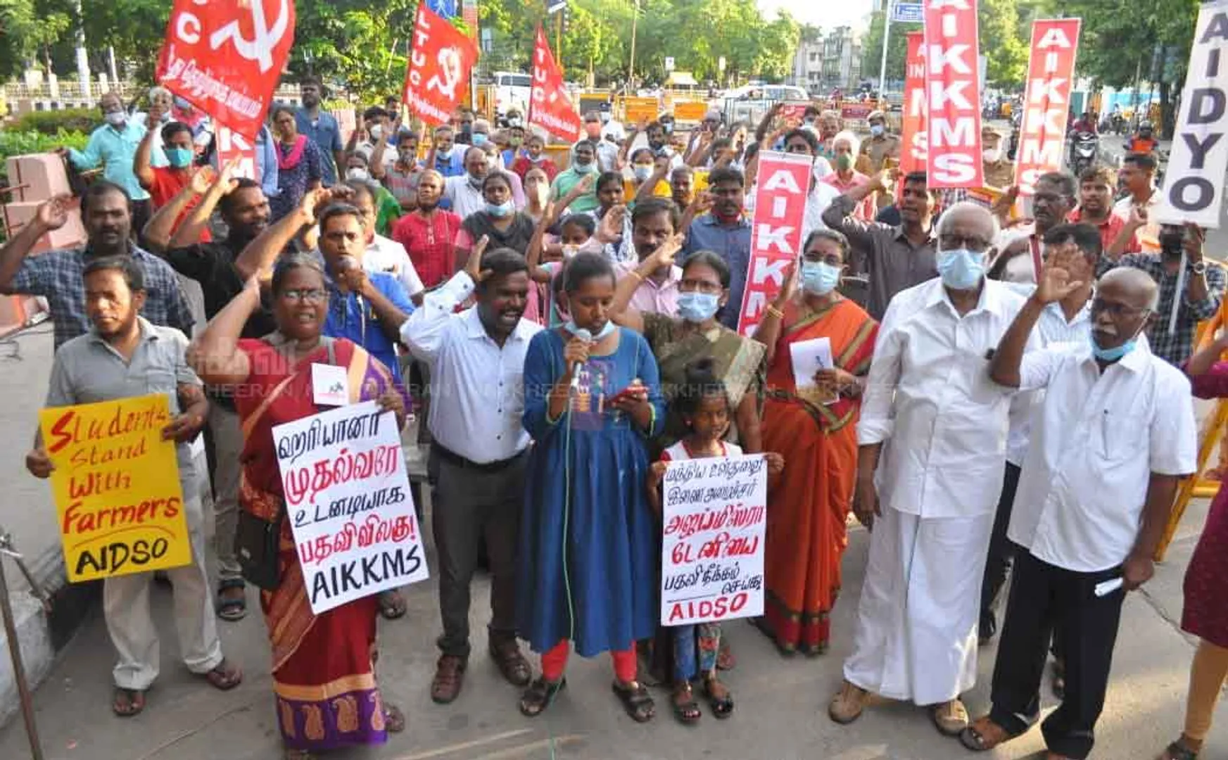 United Farmers struggle against Union Minister's son  