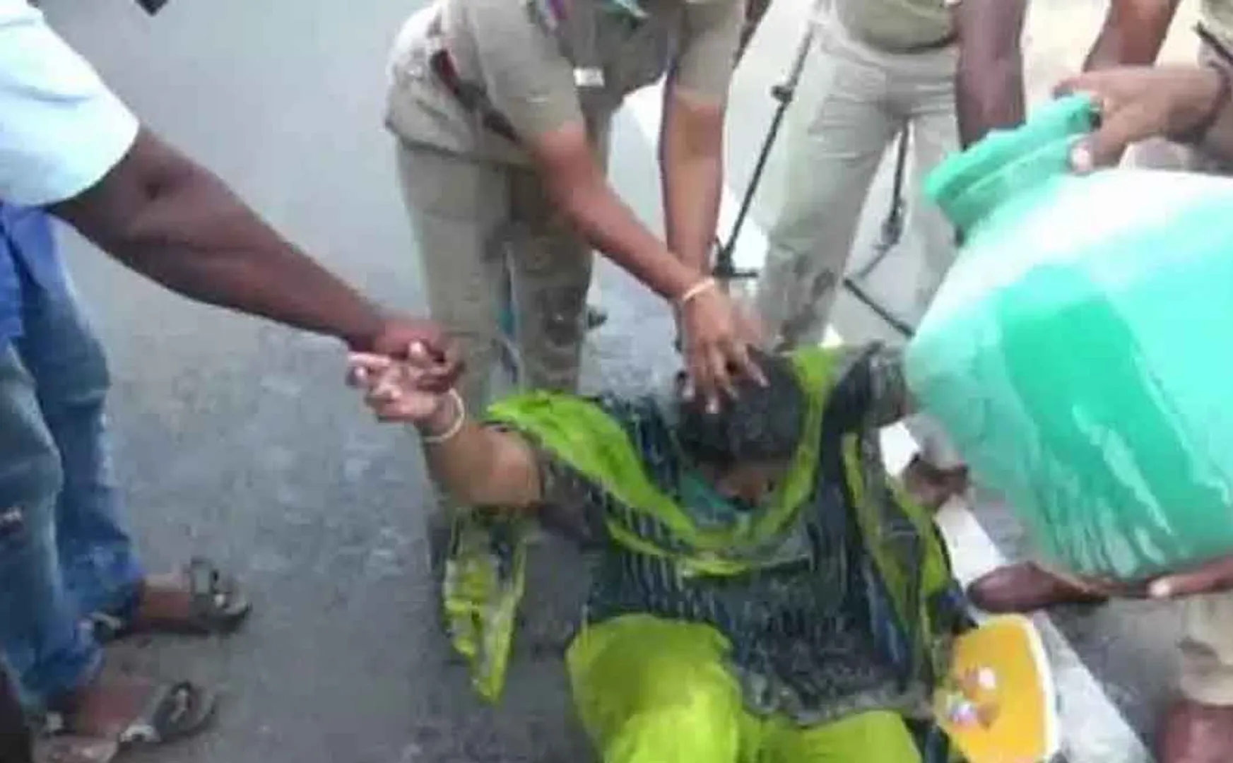Woman made trouble out of Ajith House 