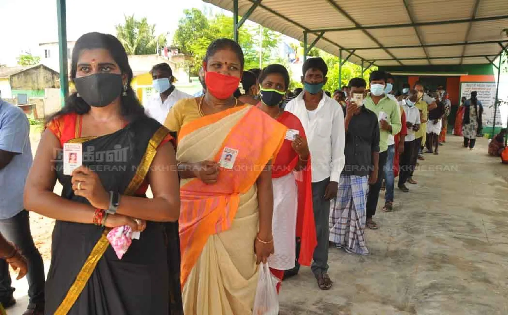 Local Body Election People voting in Chengalpattu  