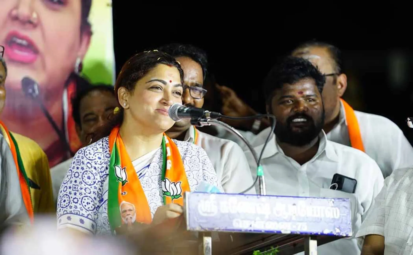 Pon.Radhakrishnan, new responsibility for Khushboo!