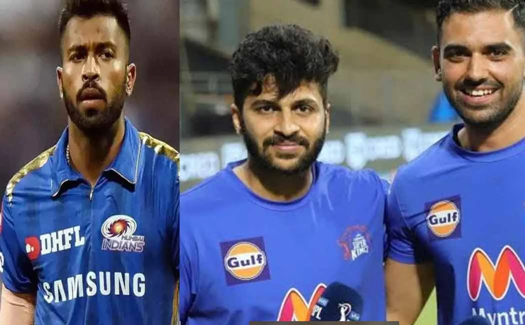hardik shardhul deepak chahar 