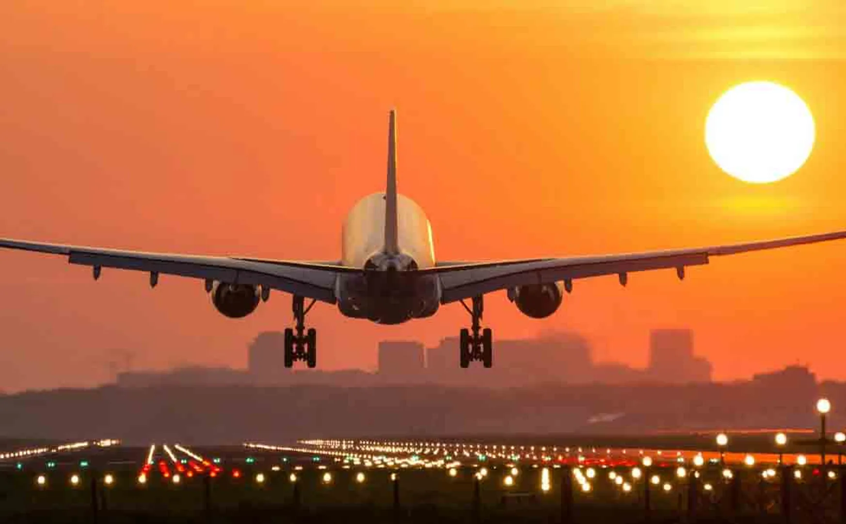The plane on which the ministers were to go returned without landing!