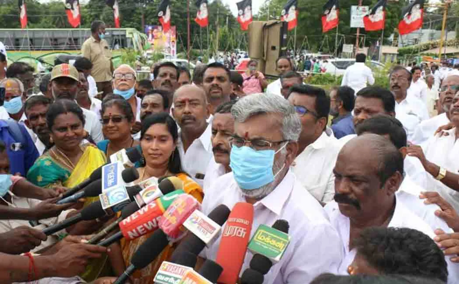 ADMK 50th year celebration vellamandi Natarajan addressed press 